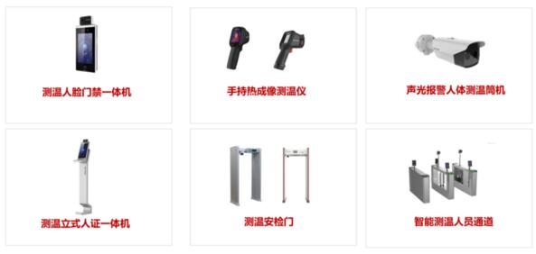 海康威視測(cè)溫產(chǎn)品多種組合