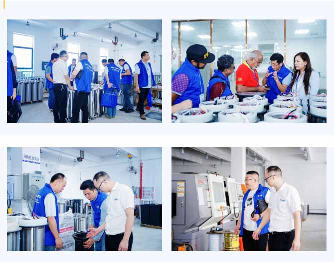 全體工程商、集成商們參觀高壘智能新總部