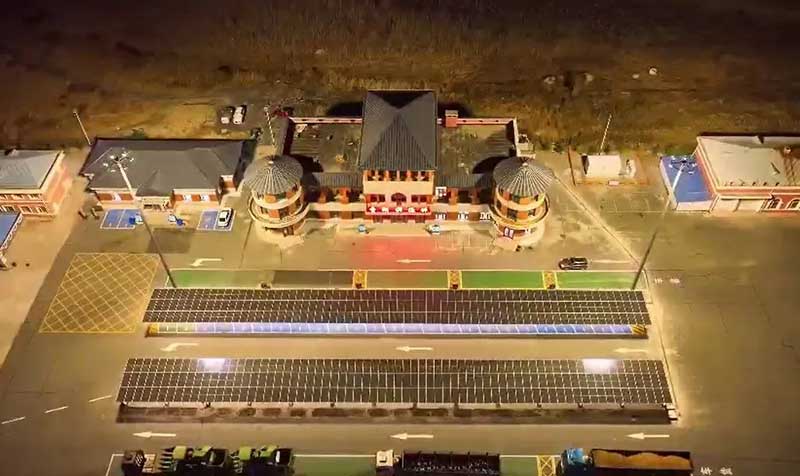 黑龍江交投紅湖零碳服務區(qū)微網示范項目