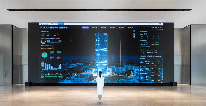 達(dá)實智能自主研發(fā)的AIoT智能物聯(lián)網(wǎng)管控平臺