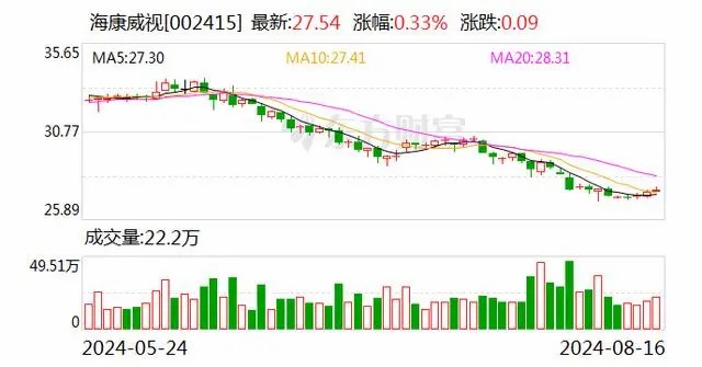?？低?002415)發(fā)布2024年半年報
