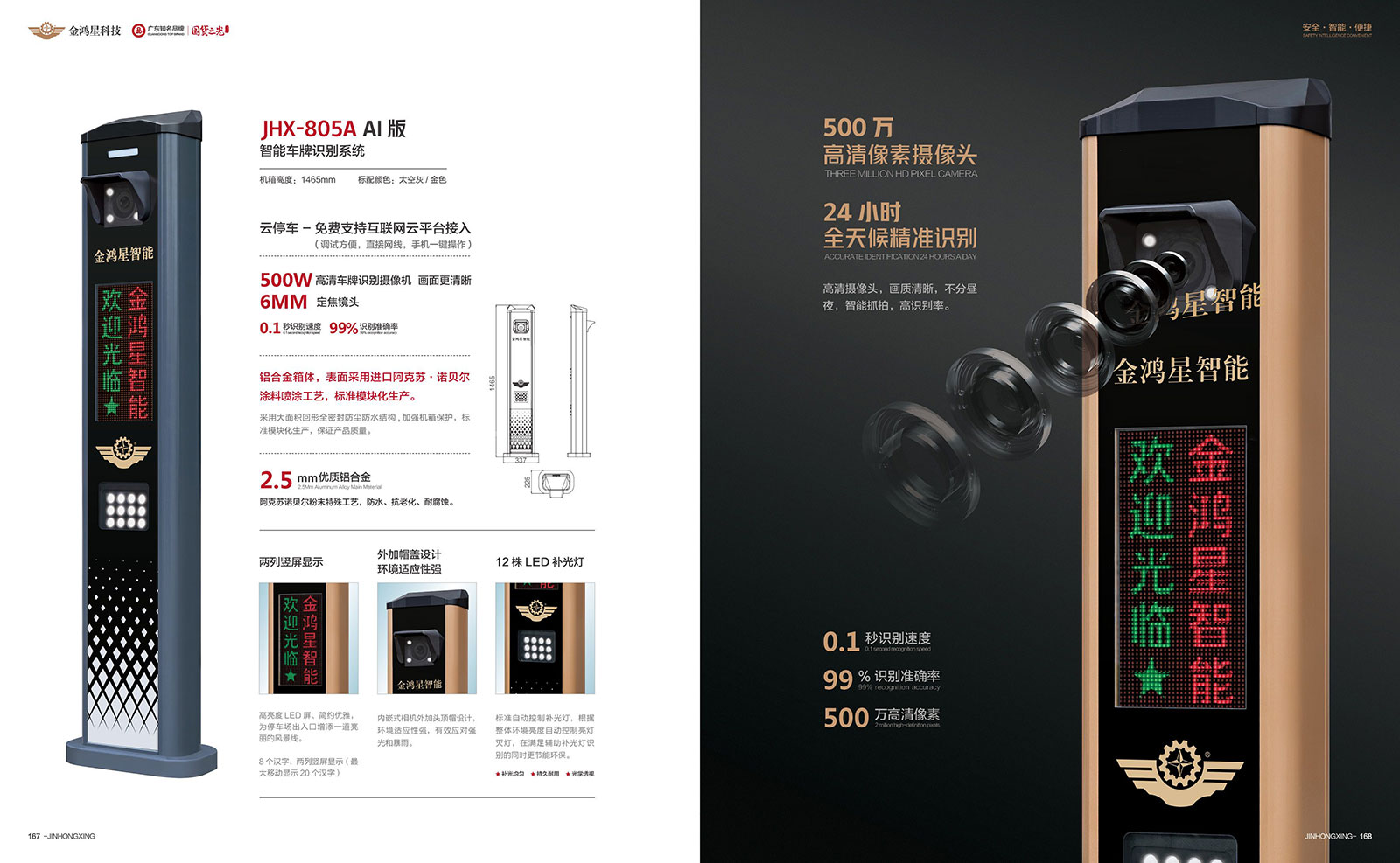 智能車牌識別系統(tǒng)JHX-805A AI版 