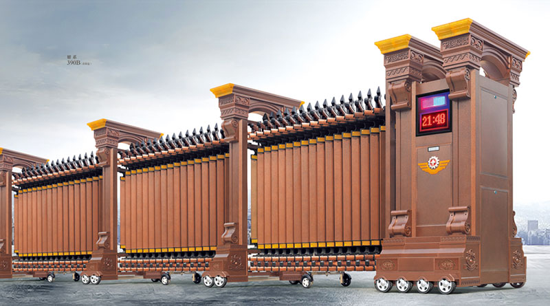 耀系390B(古銅金)鋁合金伸縮門