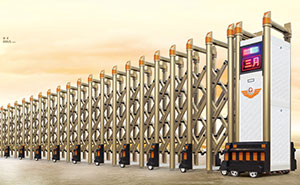 鋁合金伸縮門 - 雅系880A（香檳）鋁合金伸縮門