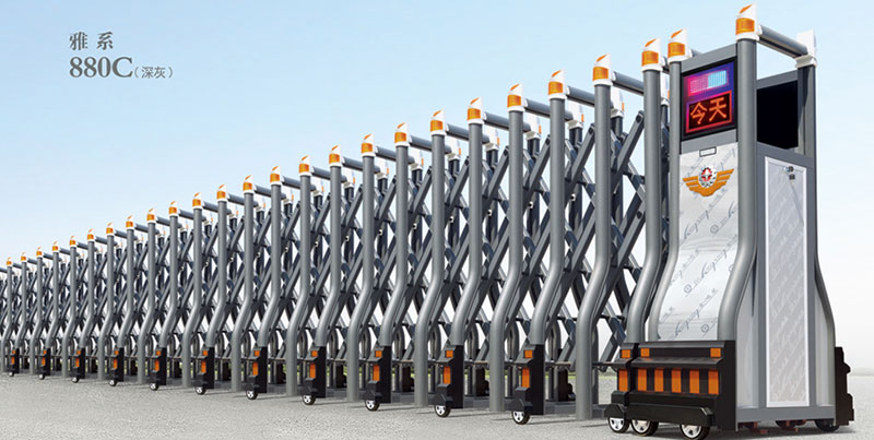 雅系880C（深灰）鋁合金伸縮門