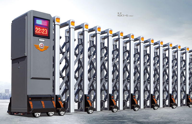 銳祥822C1-G（三排連動）鋁合金伸縮門