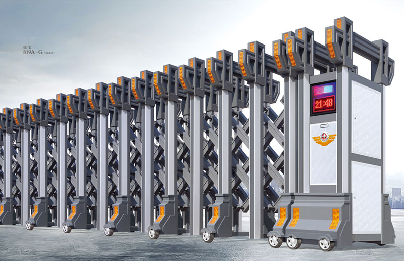 銳寶819A-G（三排連動）鋁合金伸縮門