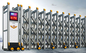 鋁合金伸縮門(mén) - 悅系811A（古銅銀）鋁合金伸縮門(mén)