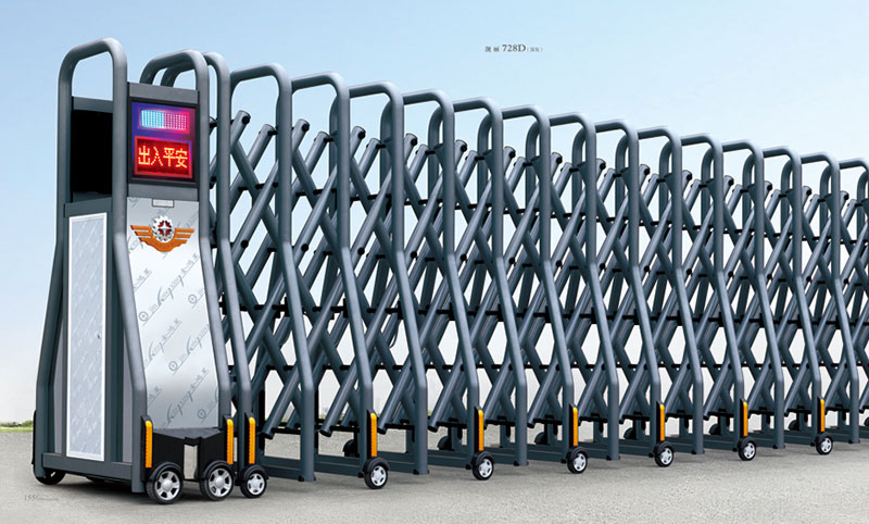 靚麗728D（深灰）鋁合金伸縮門(mén)