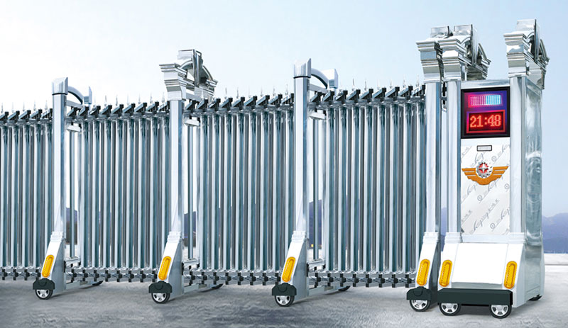 精鋼門(mén)G330B不銹鋼伸縮門(mén)