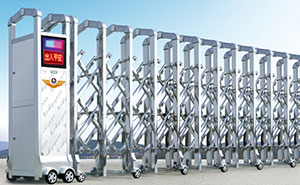 不銹鋼伸縮門(mén) - 精鋼門(mén)G322不銹鋼伸縮門(mén)