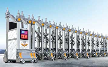 不銹鋼伸縮門 - 精鋼門G399電動(dòng)伸縮門