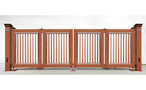 電動(dòng)折疊門 - 智能懸折門938-C2（紅古銅）