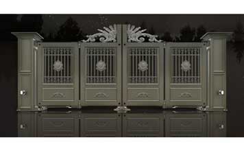 電動折疊門 - 智能懸折門938-B7