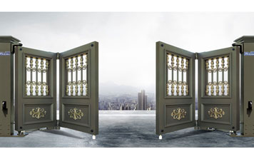 電動(dòng)折疊門 - 智能懸折門938-B4（深咖）