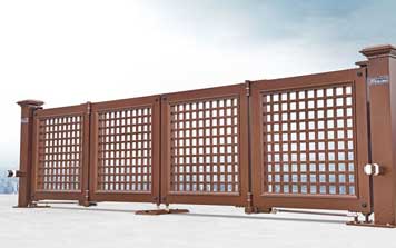 電動(dòng)折疊門(mén) - 智能懸折門(mén)938-C6（紅古銅）