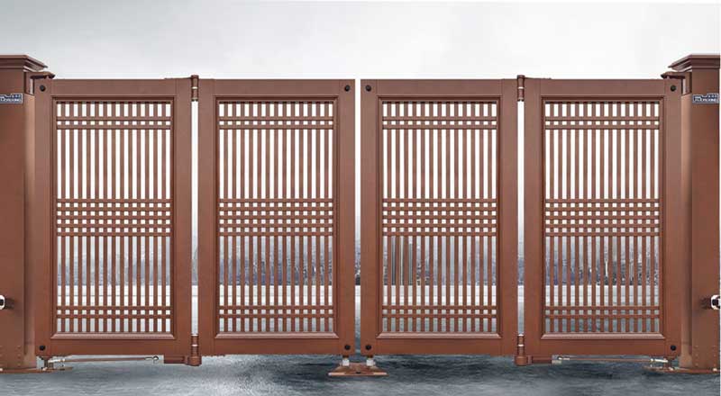 智能懸折門938-C7（紅古銅）