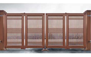 電動(dòng)折疊門 - 智能懸折門938-C7（紅古銅）