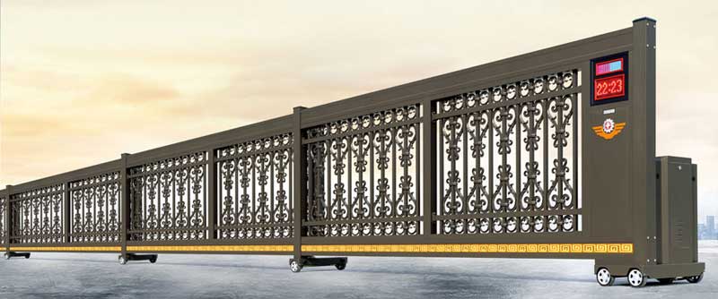 智能伸縮平移門909A(深咖）