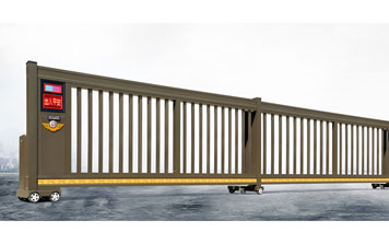 電動平移門 - 智能伸縮平移門909C1(深咖）