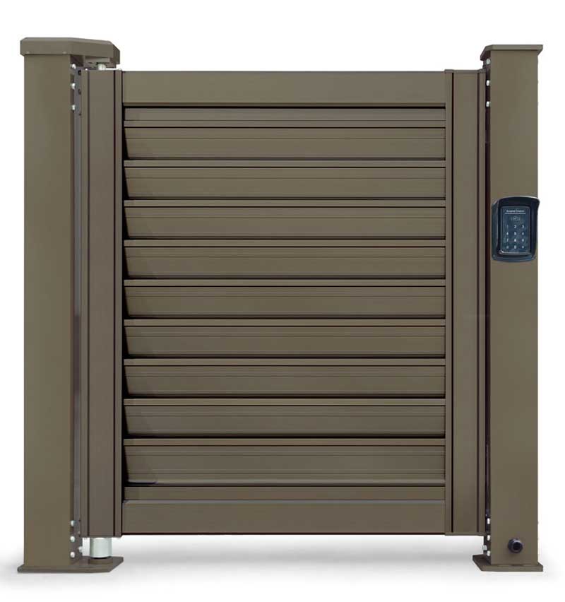 人行通道快速平開(kāi)門(mén)【150柱】K2-A2（深咖）