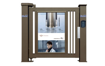 廣告小門 - 人行通道廣告門（滾動(dòng)）G2-A2（深咖）