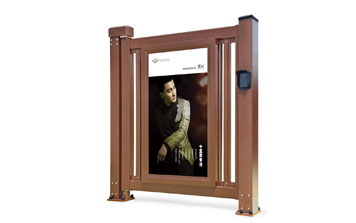 廣告小門(mén) - 人行通道廣告門(mén)（固定）G2-B2（紅古銅）