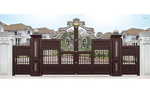 鋁藝大門(mén) - 盧浮幻影-皇冠-LHG17103鋁藝大門(mén)