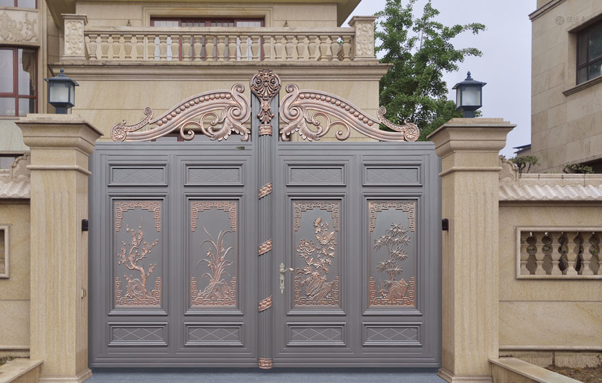 盧浮幻影-騎士鋁藝大門