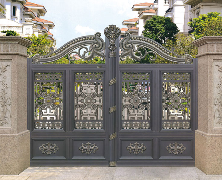 盧浮幻影-騎士-LQ17223鋁藝大門(mén)