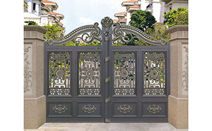 鋁藝大門 - 盧浮幻影-騎士-LQ17223鋁藝大門