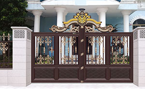 鋁藝大門(mén) - 盧浮幻影-至尊-LHG17203鋁藝大門(mén)