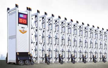 電動伸縮門 - 星18-C1（閃銀）伸縮門