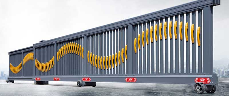 智能分段平移門907C（深灰）