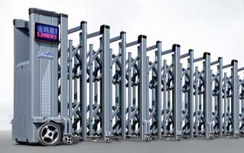 電動伸縮門 - 星18-19B（深灰）伸縮門