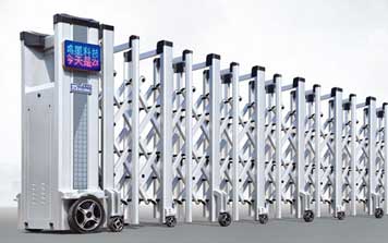 電動伸縮門 - 星18-19A(銀）伸縮門