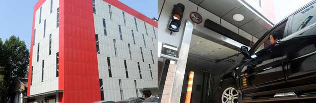 陜西日?qǐng)?bào)社立體車庫(kù)案例 - 中出網(wǎng)-智能出入口與停車充電門戶