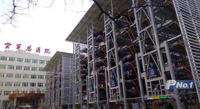 北京空軍總醫(yī)院完工BOT工程典范立體車庫案例 - 中出網(wǎng)-智能出入口與停車充電門戶