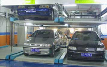 升降橫移雙層式立體車庫(kù)