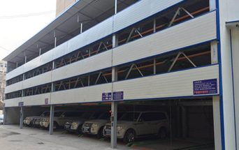 青海電科院（四層升降橫移式）立體車(chē)庫(kù)案例 - 中出網(wǎng)-智能出入口與停車(chē)充電門(mén)戶(hù)