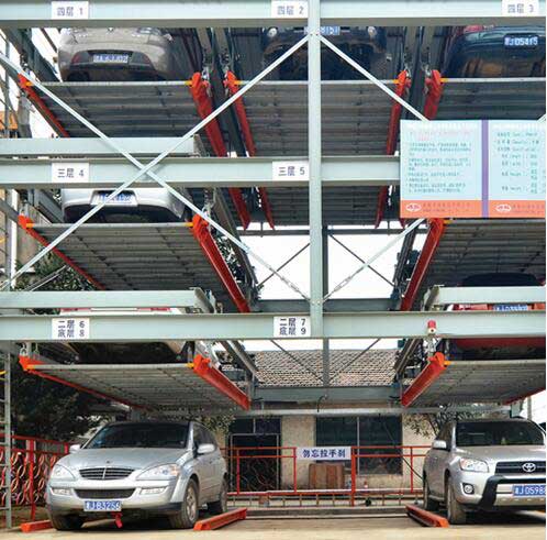 PSH型(升降橫移4層)立體車庫