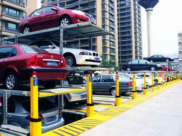 地坑式簡(jiǎn)易升降三層式立體車(chē)庫(kù)