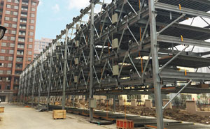 合肥蒙城玖隆皇家花園立體車庫案例 - 中出網(wǎng)-智能出入口與停車充電門戶