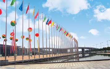 不銹鋼三級(jí)旗桿