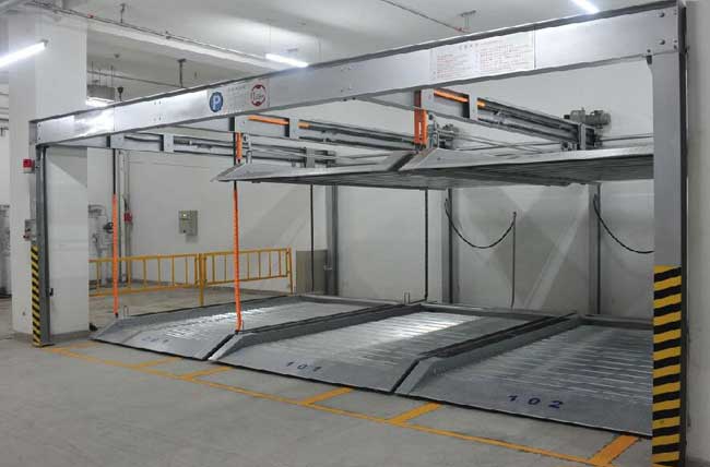 兩層升降橫移立體車庫