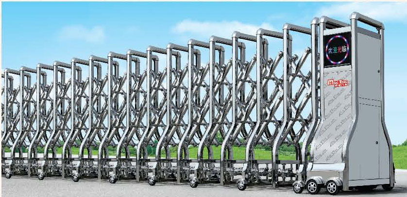 精鋼門20號電動伸縮門