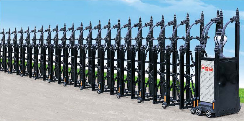 歐式鑄鋁門1號(hào)電動(dòng)伸縮門