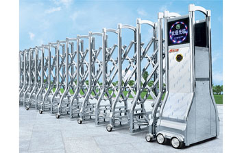 不銹鋼伸縮門 - 不銹鋼188電動伸縮門