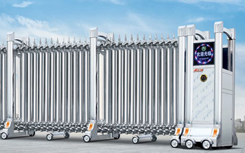 不銹鋼伸縮門 - 不銹鋼306A電動伸縮門