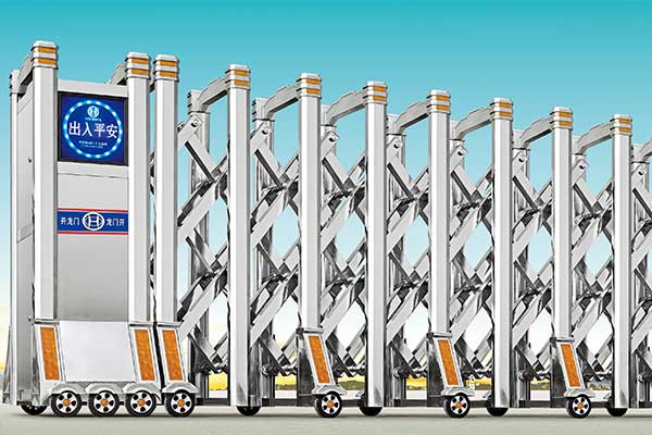 不銹鋼電動(dòng)伸縮門(mén)